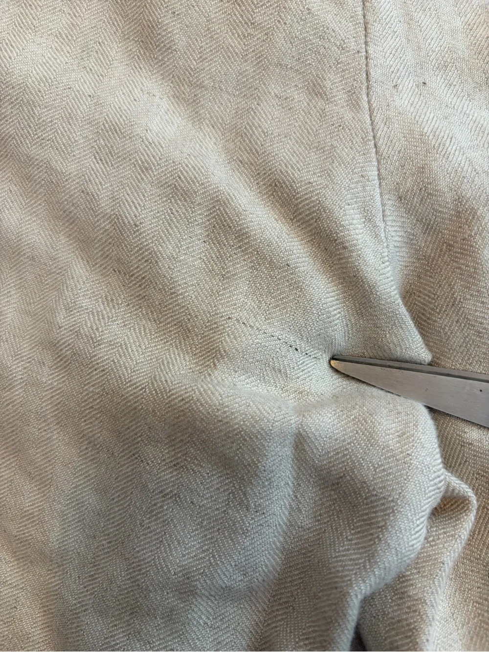 Cubavera Men's Linen Blend Pants in Cream Sizse 34x32